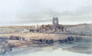 Thomas Girtin Painting - Kirk watercolour painter scenery Thomas Girtin